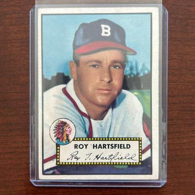 1952 Topps Baseball Card. Roy Hartsfield - Boston Braves. Card #264