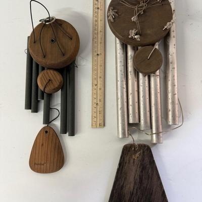 Rustic Wood & Metal Chimes (2)