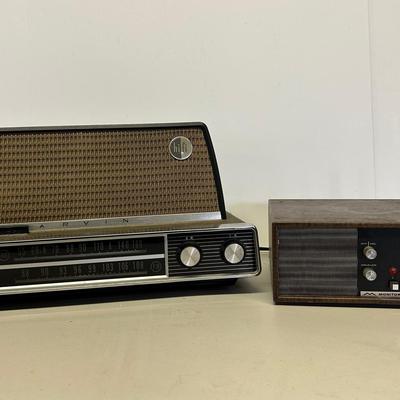 Vintage Regency Scanner and Arvin Console Radio