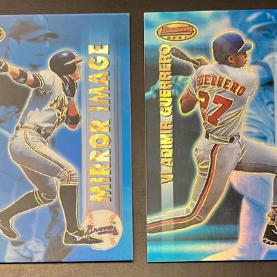 2 1999 Collectible Bowman’s Best Refractor Baseball Cards