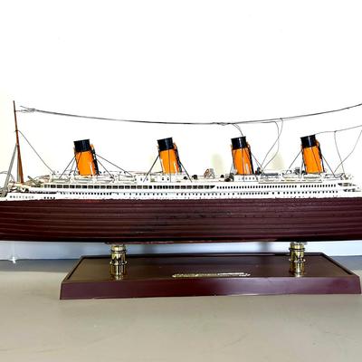 Vintage Model of the RMS Titanic