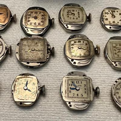 Antiques Bulova Ladies Watch Movements & Parts #1