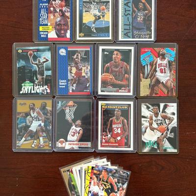 Vintage Basketball Cards. Michael Jordan, Shaq, Pippen, Barkley and More