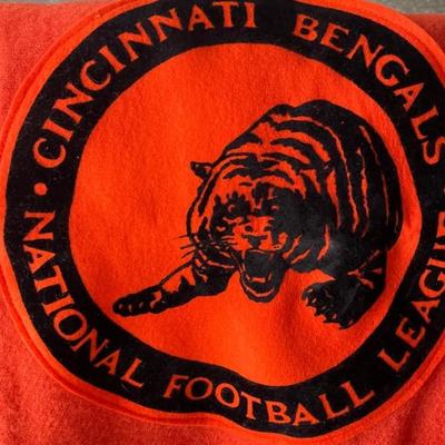 Vintage Pendleton Wool Cincinnat Bengals Stadium Blanket