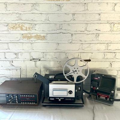 Vintage Kodak Chevron 8 Projector, Avigon Vue-Editor and a Regency Scanner