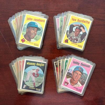 26 1959 Topps Baseball Cards