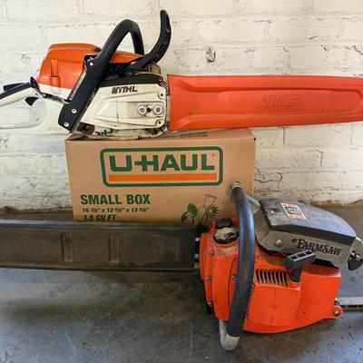 Pair (2) Chainsaws With Stihl MS 261C & Pioneer FarmSaw