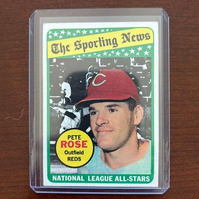 1969 Topps Baseball Card. Pete Rose All Star Card. Card #424