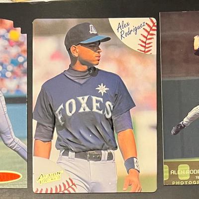 3 Collectible Alex Rodriguez Baseball Cards, Numbered /299