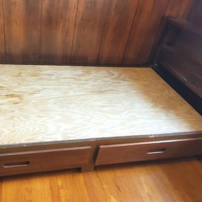 Twin Size Platform Bed with Storage