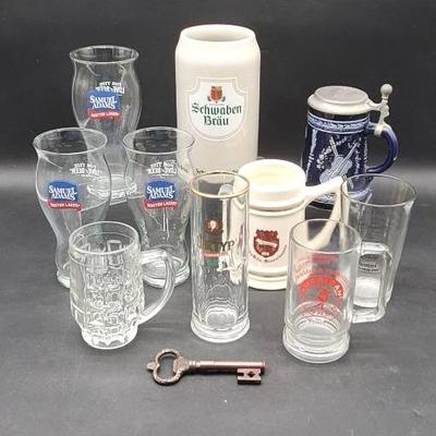 Beer Steins and Glasses