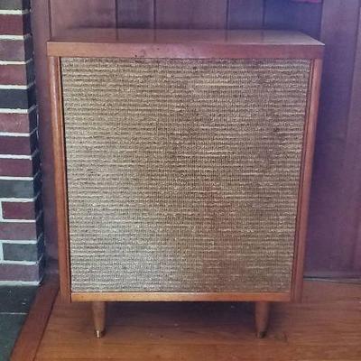 (2) Vintage Mid Century Speakers 