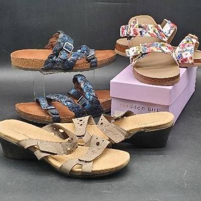 (3) Pairs of Women's Sandals 