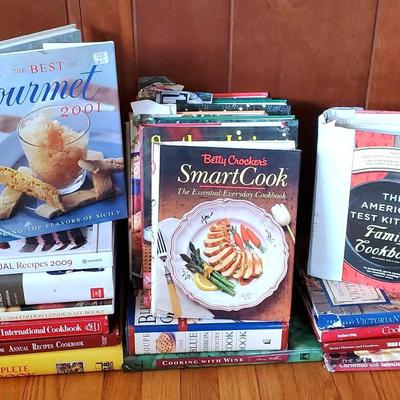 Collection of Hardcover Cookbooks 