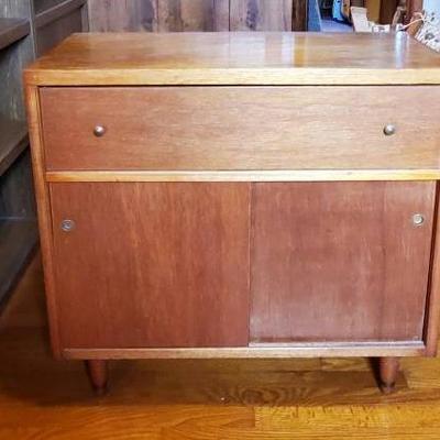 Mid Century Style Wood Cabinet 