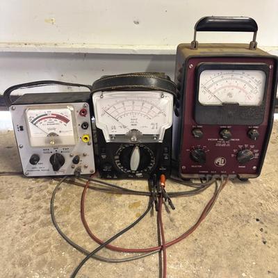 (3) Assorted Electronic Boxes/Meters