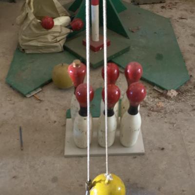 Large Homemade Bowling Game