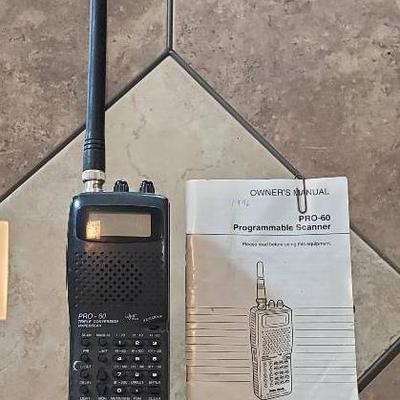 Vintage Radio Shack Pro-60 Programmable Scanner