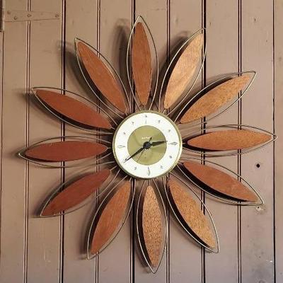 Vintage Starburst Wall Clock