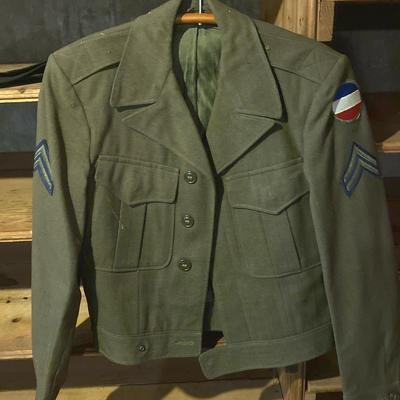 WWII Wool Mitary Jacket #1