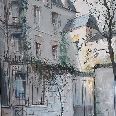 SIGNED PAINTING BY ARTIST DUCOLLET