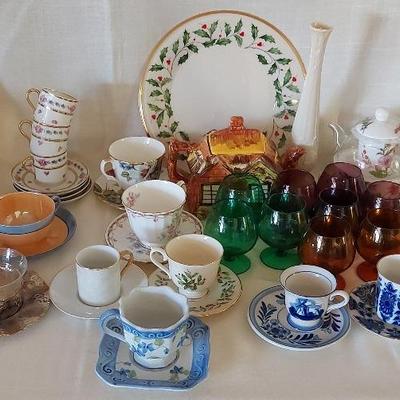 DAINTY TEACUPS, COLORED BARWARE, AND MORE