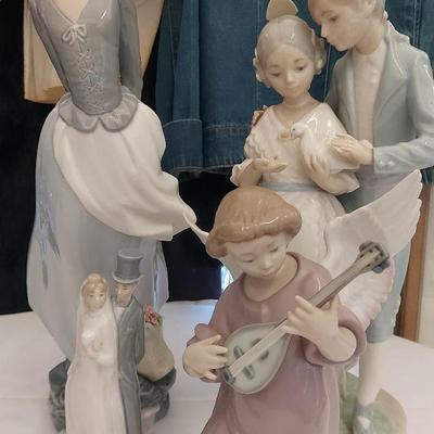 FOUR LLADRO FIGURINES 