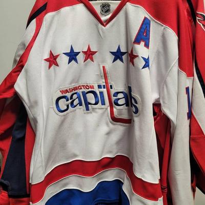 Washington Capitals Hockey Jersey Jackets Lot -1 Autographed - 5 pieces