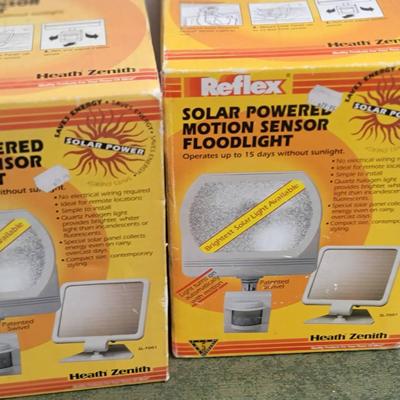 Reflex Solar Flood Lights Motion Sensor - 2 Pieces Unused