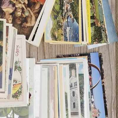 Post Card Lot Foils Holiday And Tourist Scenery 
