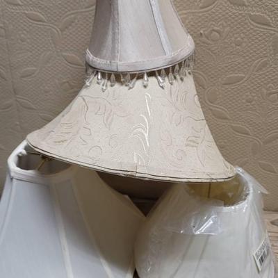 Lamp Shade Lot - For Smaller Table Lamps - 4 Pieces