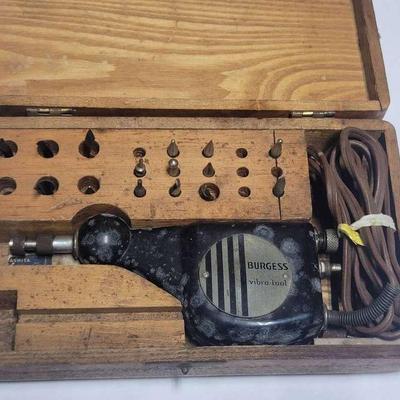 Burgess Vibro Tool Etcher - Dremel Style Tool Vintage 