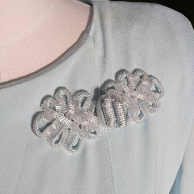 Blue Ursula Dress With Bead Accent Size 8