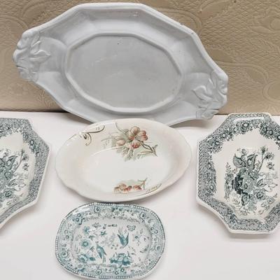 Ironstone And Transferware Small Dish Lot - Masons And More