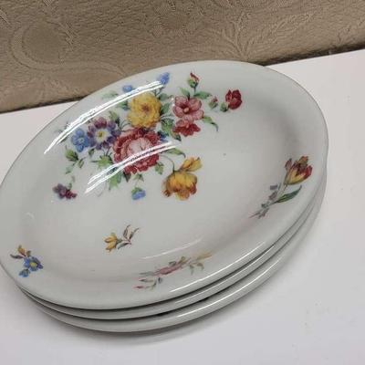 Shenango Dresden Floral Restaurant China 5" Oval Bowls