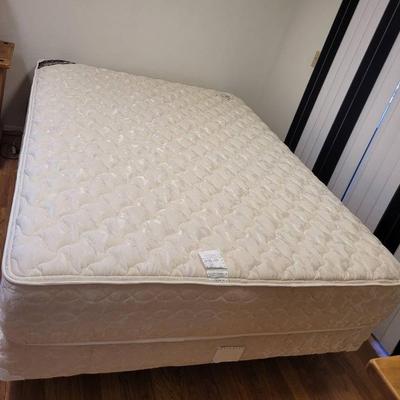 Queen Bed #2 with Medicoil Ther-A-Pedic Mattress 