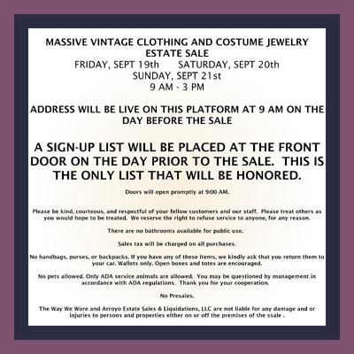 Estate sale photo