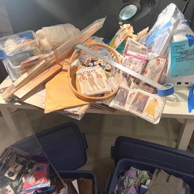 Mystery Lot Of Sewing Notions, Etc