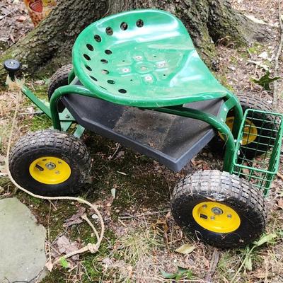 Four Wheeled Manual Garden Seat