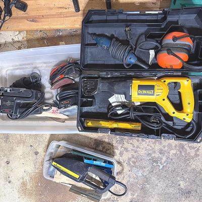 Hand Sanders, Reciprocating Saw  And More 