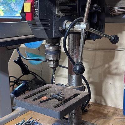 Craftsman 8 Inch  Drill Press And Alltrade Bits 