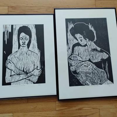 Irene Jones Woodcut Art 