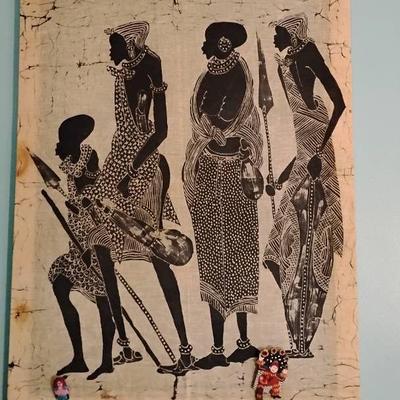 African Batik Cloth Print 