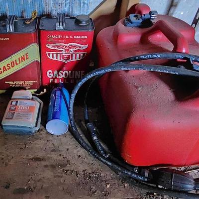 Vintage Gasoline Cans, Large Gasoline Container And More! 