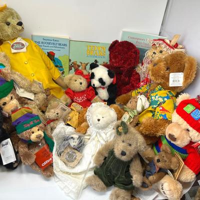 Collectible Bears- Gund, Ganz , Steiff , Russ