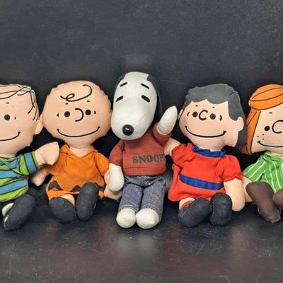 Vintage Cloth Peanuts Character Dolls
