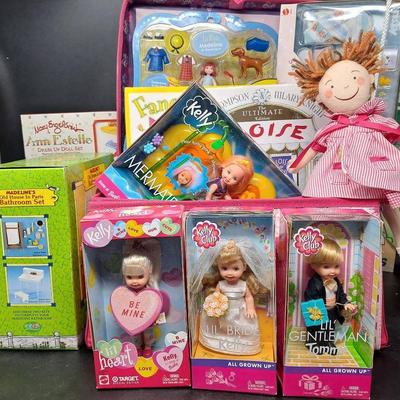 Dolls and Accessories:  Kelly and Tommy Dolls, Eloise Book, Petite Madeline Accessory and More