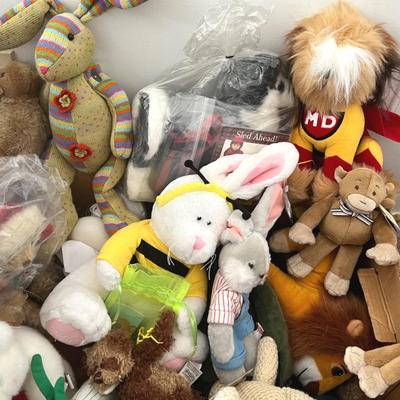 Soft Animal Mystery Lot - Lions, Bunnies & Bears, ….