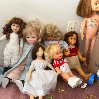 Vintage Dolls- Chatty Cathy , Baby Face And More