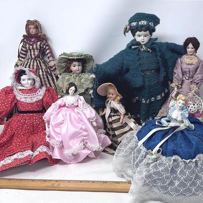 Ceramic Dolls In Various Sizes 